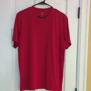 REI Red Loose Fit Crew Neck Athletic T-Shirt